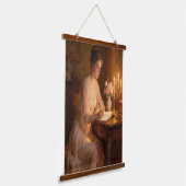 Warm Glow and Ink Hangend Wandkleed (Gebogen)