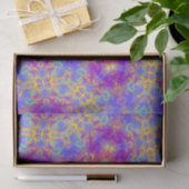 Warm Glow Star Bright Color Swirl Kaleidoscoop Art Tissuepapier (Geschenk)