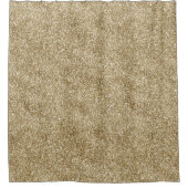 Warm Gold Glam Glitter Glitz      Douchegordijn (Voorkant)