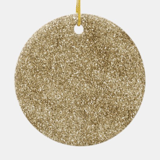 Warm Gold Glam Glitter Glitz Eyelashes Keramisch Ornament (Achterkant)