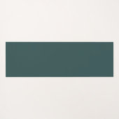 Warm Gold Gradient Paw Print Dog Silhouette Fabric Yogamat (Achterkant (horizontaal))