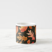 Warm Golden Fall Leaves Thanksgiving Season Espresso Kop (Voorkant)