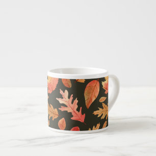 Warm Golden Fall Leaves Thanksgiving Season Espresso Kop