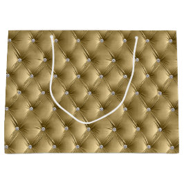 Warm goud Chic Faux Velvet Groot Cadeauzakje