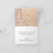 Warm Gouden Herfst Werveling Bedankkaart (Binnen)