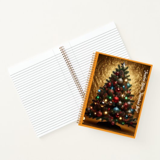 "Warm gouden wensen" Notitieboek (Binnen)