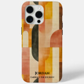 Warm Gradient Abstract Telefoonhoesje – Retro Eleg Case-Mate iPhone Case (Achterkant)