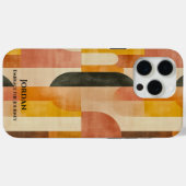 Warm Gradient Abstract Telefoonhoesje – Retro Eleg Case-Mate iPhone Case (Achterkant (horizontaal))
