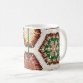 Warm Granny Square Style Blanket Mok (Voorkant rechts)