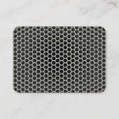 Warm Gray Honeycomb Visitekaartje (Voorkant)