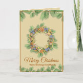 Warm Greetings uit Florida Kerstkaart (Voorkant)