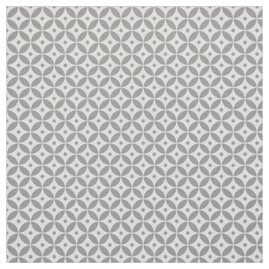Warm Grey Geometric Pattern Hamptons Style Stof (Swatch)