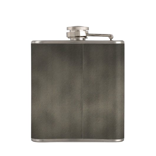 Warm Grey Gothic Ombre Background Art Heupfles (Achterkant)