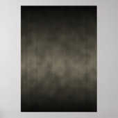 Warm Grey Gothic Ombre Background Art Poster (Voorkant)