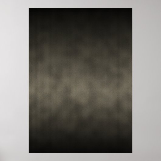 Warm Grey Gothic Ombre Background Art Poster (Voorkant)