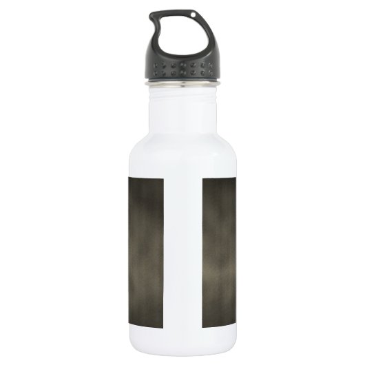 Warm Grey Gothic Ombre Background Art Waterfles (Achterkant)