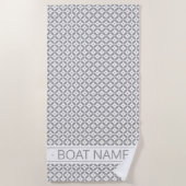 Warm Grey Hamptons Style, speciaal voor het vak Strandlaken (Voorkant)