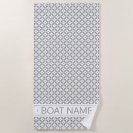 Warm Grey Hamptons Style, speciaal voor het vak Strandlaken