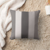 Warm grijs 3 streep (2 van 3) 16-inch Sierkussen (Deken)