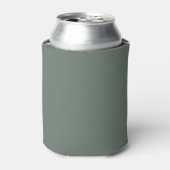 Warm Grijs Effen Kleur Blikjeskoeler (Blikje Voorkant)