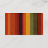 Warm Grungy Stripes Visitekaartje (Achterkant)