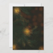 Warm Hand-Painted Reindeer Ornament Christmas  Kaart (Achterkant)