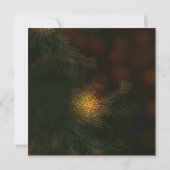 Warm Handgeschilderd Rendierornament Kerstmis  Kaart (Achterkant)