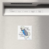 Warm Hart Sneeuw Bichon Magneet (Insitu (Vaatwasser))