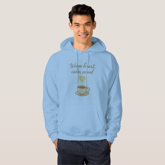 Warm Heart Calm Mind Cozy Hoodie (Voorkant volledig)