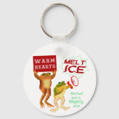 Warm Hearts Melt Ice Sleutelhanger (Voorkant)