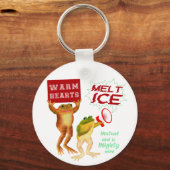 Warm Hearts Melt Ice Sleutelhanger (Voorkant)