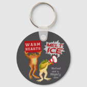 Warm Hearts Melt Ice Sleutelhanger (Achterkant)