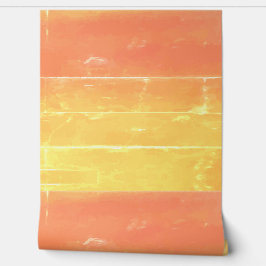 Warm Helder Sinaasappel Wit Abstract Strepen Zonso Behang