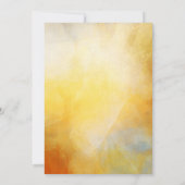 Warm Herfst gebladerte pompoenbloemen Thanksgiving Kaart (Achterkant)