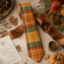 Warm Herfst Oogst Tartan Schotse Ruit Patroon