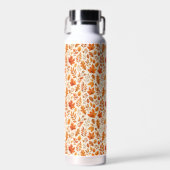 Warm herfstbladeren naadloos patroon waterfles (Voorkant)