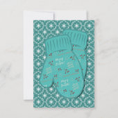 Warm Holiday Kerstmis Mittens (Voorkant)