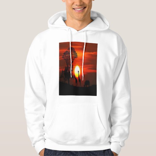 Warm-hoogovectoren Hoodie (Voorkant)
