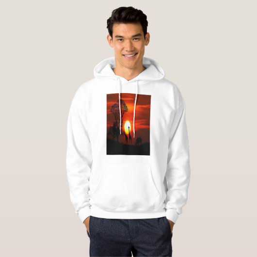 Warm-hoogovectoren Hoodie (Voorkant volledig)