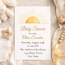 Warm Horizon Sunrise Design Kaart