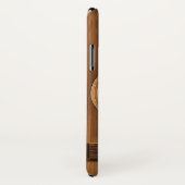 Warm hout Acoustic Guitar iPhone X Hoesje (Achterkant / rechts)