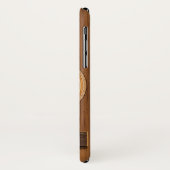 Warm hout Acoustic Guitar iPhone X Hoesje (Achterkant/links)