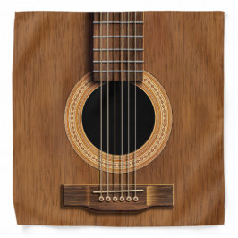 Warm hout Akoestische gitaar Bandana