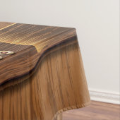 Warm hout Akoestische gitaartafelkledij Tafelkleed (Voorbeeld)