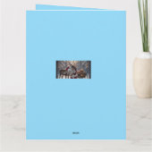 Warm Hugs in a Winter Wonderland Kaart (Achterkant)