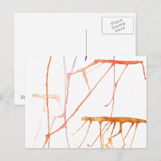 Warm Jelly Fish Briefkaart (Voorkant / Achterkant)