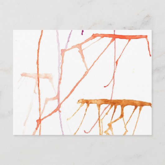 Warm Jelly Fish Briefkaart (Voorkant)