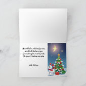 Warm & Joyful Christmas Greetings Kaart (Binnen)