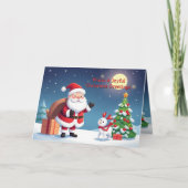 Warm & Joyful Christmas Greetings Kaart (Voorkant)