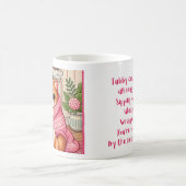 Warm Kat in een deken  koffie Mok (Center)